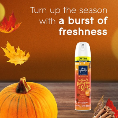 Glade Golden Pumpkin And Spice Air Freshener Aerosol Room Spray - 8.3 Oz - Image 3