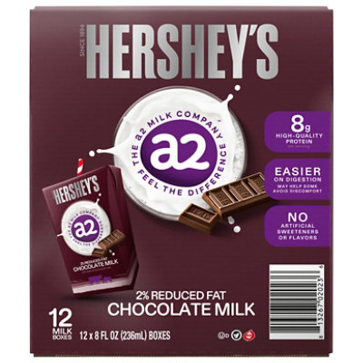 Hershey's A2 Milk Choc Aseptic 12pk - 96 FZ