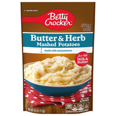 Betty Crocker Butter And Herb Mashed Potatoes - 4 OZ - Image 1