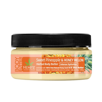 Hempz Sweet Pineapple & Honey Melon Herbal Body Butter 8 Oz - 8 OZ - Image 1