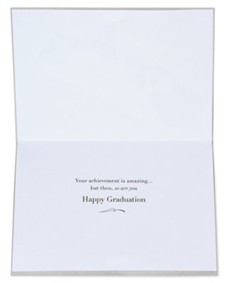 Papyrus Stitchwork Font Congrats Graduation Card - Each - Image 3