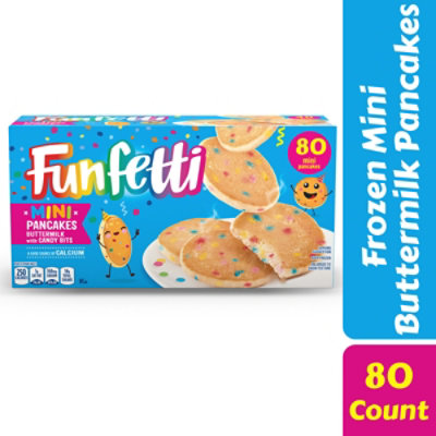 Funfetti Frozen Buttermilk Mini Pancakes With Candy Bits 40 Ct 14.1 Oz - 14.1 OZ - Image 2