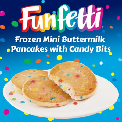 Funfetti Frozen Buttermilk Mini Pancakes With Candy Bits 40 Ct 14.1 Oz - 14.1 OZ - Image 3