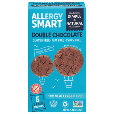Allergy Smart Double Choc Cookies - 4.95 OZ - Image 1