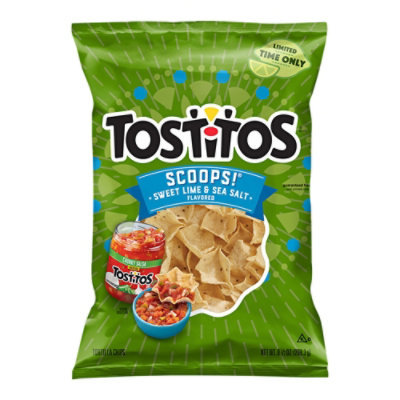 Tostitos Scoops Sweet Lime & Sea Salt 9.5oz - 9.5 OZ - Image 3