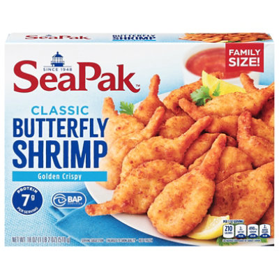 Seapak Butterfly Shrimp 18 Oz - 18 OZ - Image 1