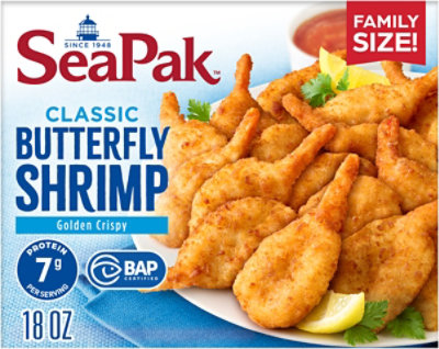 Seapak Butterfly Shrimp 18 Oz - 18 OZ - Image 2