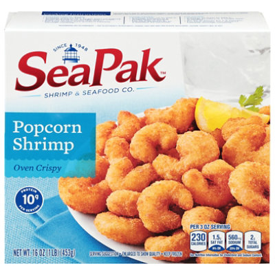 Seapak Popcorn Shrimp - 16 OZ - Image 1