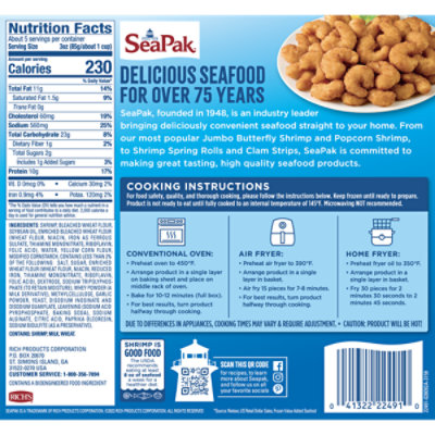 Seapak Popcorn Shrimp - 16 OZ - Image 4