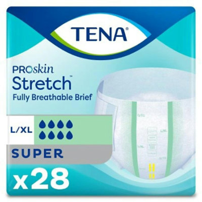 Tena Stretch Super Incontinence Brief, Large / Extra Large, 1 Count - Image 1