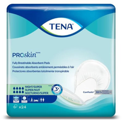 Tena Night Super Bladder Control Pad, 27-Inch Length, 1 Count - Image 1