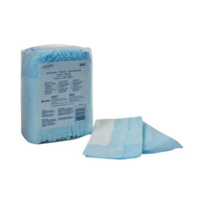 TENA Regular Underpads, Light Absorbency, Blue, Disposable, Latex-Free, 1 Count - Image 1