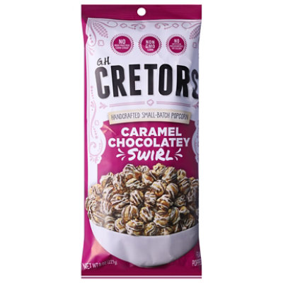 Gh Cretors Popcorn Caramel Chocolate Swirl - 8 OZ - Image 3