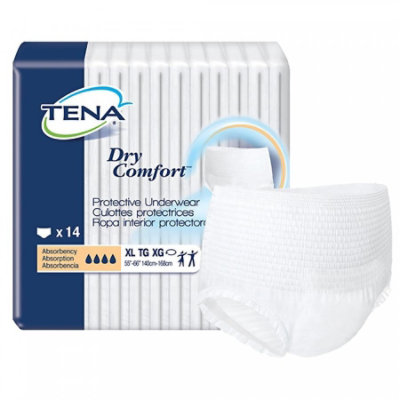 Tena Dry Comfort Absorbent Underwear, Extra Large, 14 Count - Image 1