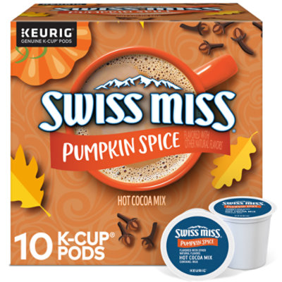 Swiss Miss Pumpkin Spice Hot Cocoa Mix K Cup Pods - 10 Count - Image 1