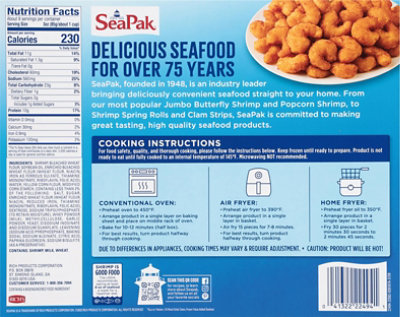 Seapak Popcorn Shrimp - 25 OZ - Image 6