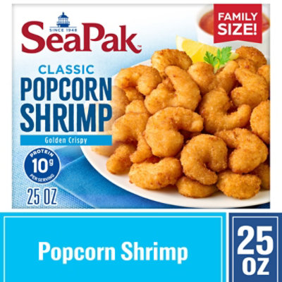 Seapak Popcorn Shrimp - 25 OZ - Image 1