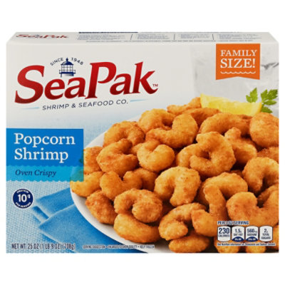 Seapak Popcorn Shrimp - 25 OZ - Image 1