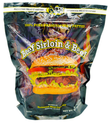 Richwood Meat Co. Beef Sirloin Patties - 42.5 Oz - Image 1