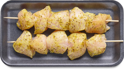 Chicken Satays Citrus & Lemon Marinade Up To 10% Solution - 1 Lb - Image 1