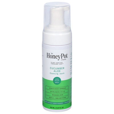 The Honey Pot Foam Wash Intimate Cucumber Aloe - 5.51 OZ - Image 3