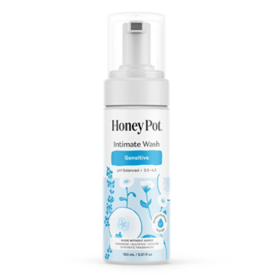 The Honey Pot Intimate Foam Wash Sensitive - 5.51 OZ