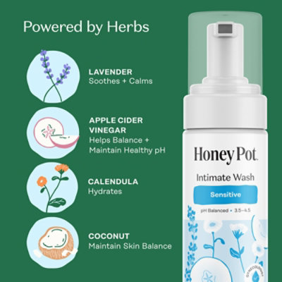 The Honey Pot Intimate Foam Wash Sensitive - 5.51 OZ - Image 7