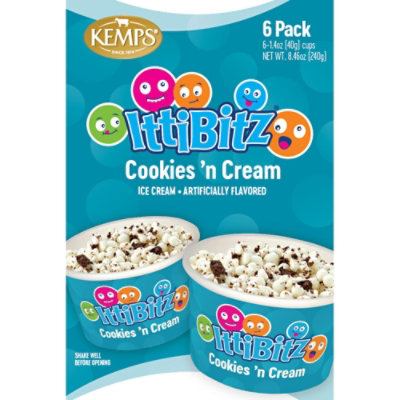 Kemps IttiBitz Cookies N Cream - 6 Count - Image 1