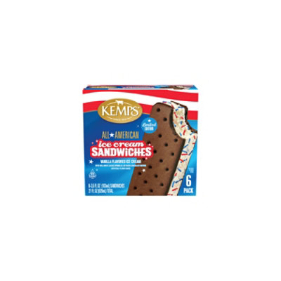 Kemps Vanilla Ice Cream Sandwiches - 6 Count - Image 3