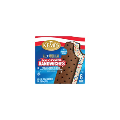 Kemps Vanilla Ice Cream Sandwiches - 6 Count - Image 2