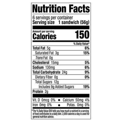 Kemps Vanilla Ice Cream Sandwiches - 6 Count - Image 2