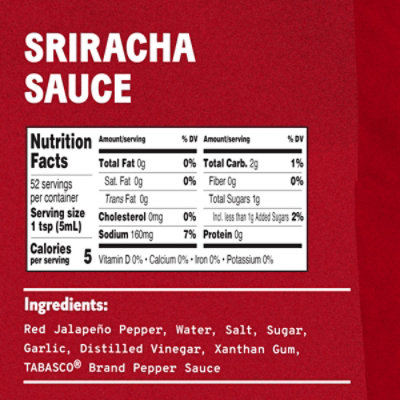 TABASCO Sriracha Sauce - 11 OZ - Image 6