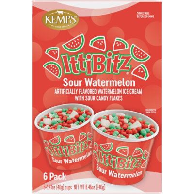 Kemps IttiBitz Sour Watermelon - 6 Count - Image 3