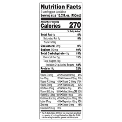 Bolthouse Farms Protein Plus Oatmilk Chocolate Salted Caramel Protein Shake - 15.2 Fl. Oz. - Image 4