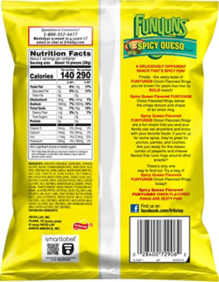 Funyuns Spicy Queso 2.125oz - 2.125 OZ - Image 6