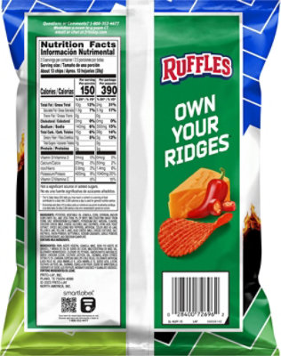 Ruffles Flamin Hot Queso 2.5oz - 2.5 OZ - Image 6