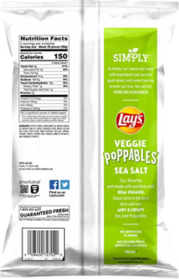 Lay's Poppables Sea Salt Potato Snack - 5 Oz - Image 6