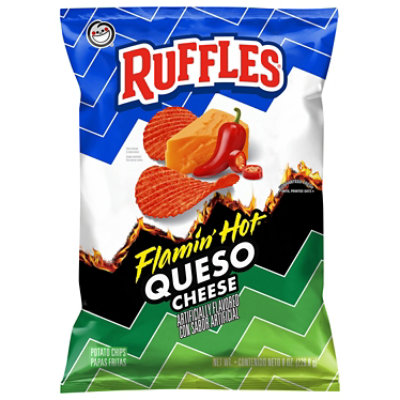 Ruffles Flamin Hot Queso 8oz - 8 OZ
