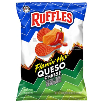 Ruffles Flamin Hot Queso 8oz - 8 OZ - Image 3