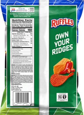 Ruffles Flamin Hot Queso 8oz - 8 OZ - Image 6