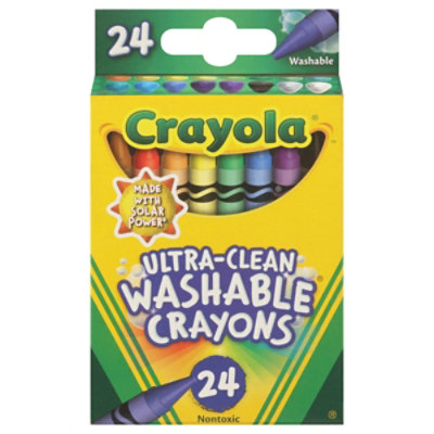 Crayola Ultra-clean Washable Crayons 24ct - 24 CT - Image 3