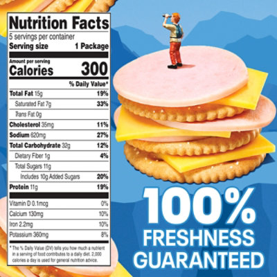 Lunchables Turkey and American Cheese Stackers with Chocolate Creme Sandwich Cookies - 5 - 3.2 Oz - Image 2