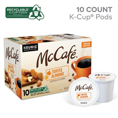 McCafe Toffee Almond Coffee Keurig K Cup Pods - 10 CT - Image 3