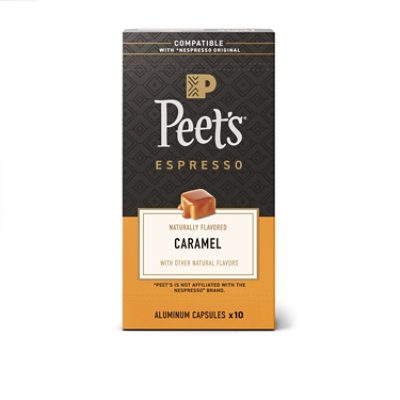 Peet's Coffee Caramel Light Roast Capsules - 10 Count