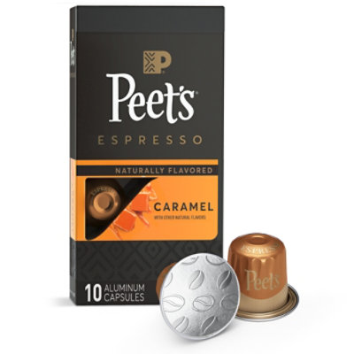 Peet's Coffee Caramel Light Roast Capsules - 10 Count - Image 1