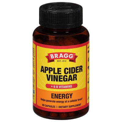 Bragg Apple Cider Vinegar Capsules - 90 Count - Image 1