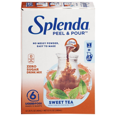 Splenda Sweet Tea Drink Mix Pods 6ct - EA - Image 3