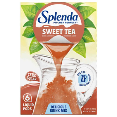 Splenda Sweet Tea Drink Mix Pods 6ct - EA - Image 1