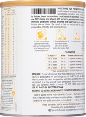 Signature Care Premium Infant Formula Paper Laminated Can 34 Ounce - 34 OZ - Image 5