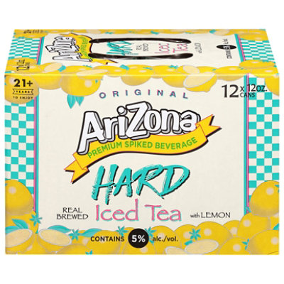Arizona Lemon Hard Tea In Cans - 12-12 Fl. Oz. - Image 2